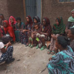 The females were discussed about GBV of conflict time at Medage