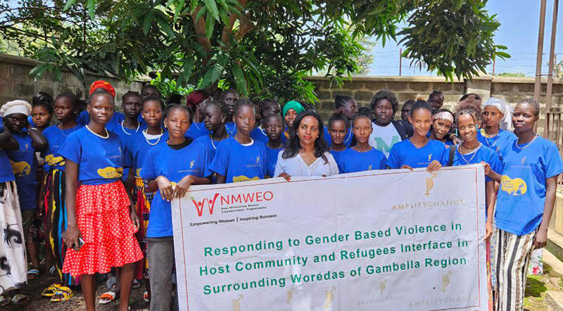 NMWEO and AmplifyChange worked together to promote the elimination of GBV